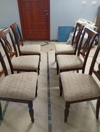 complete office Table and 6 chair and sofa  bed
