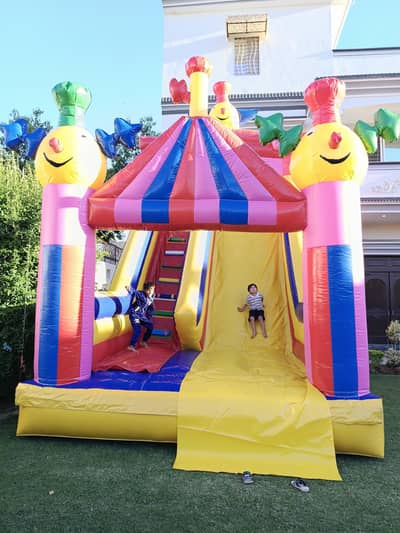 jumping castle jumping slide available rent mUltan Pakistan
