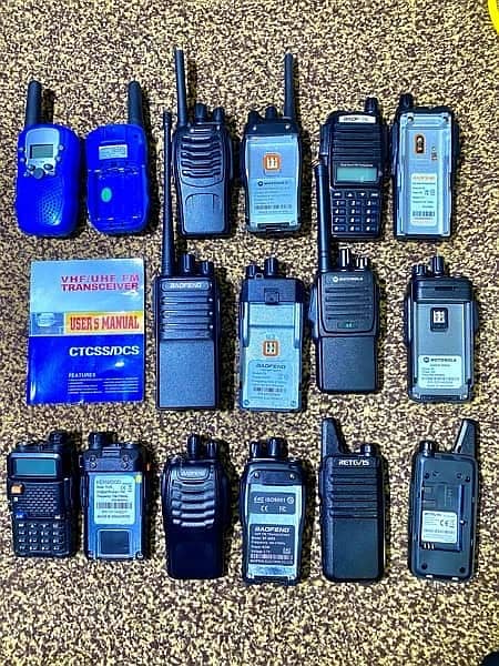 Walkie talkie / wireless set / intercom / motorola / icom / torch Wa ...