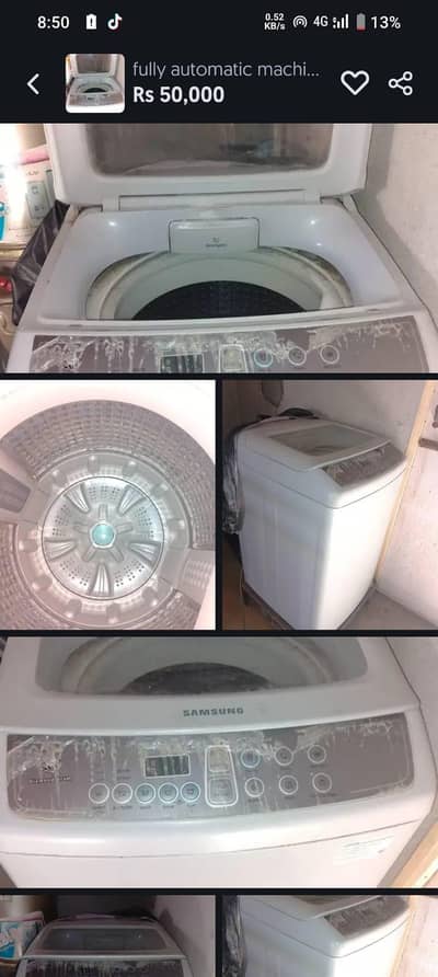 Samsung 7kg fully automatic machine