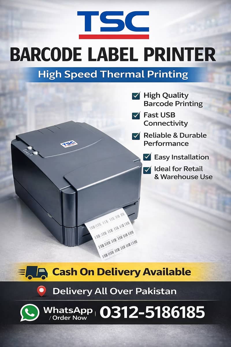 Brand New Barcode Lable Printer 4