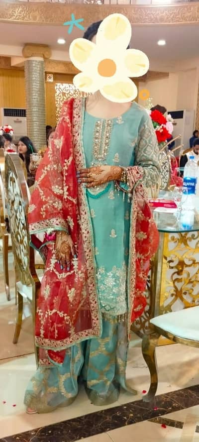 ghara kameez and dupatta