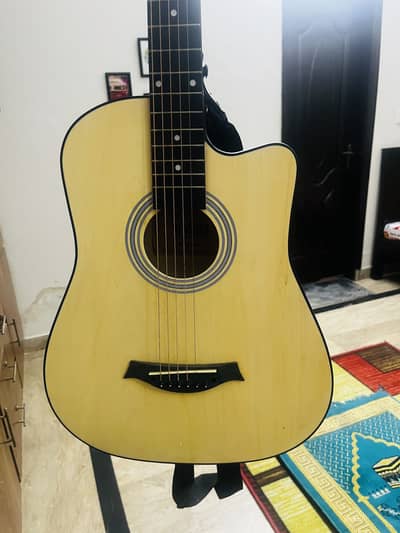 Hi bolts branded guitar mint condiotion with carrying bag and capo