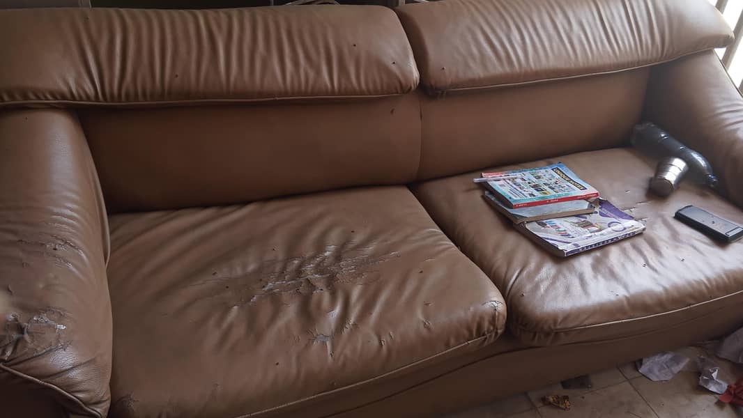 3 sofas leather poshis 3