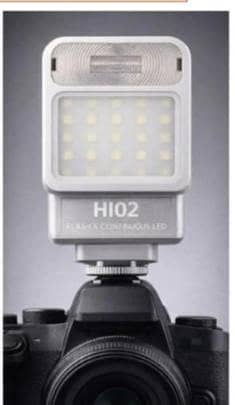 Camera LED Flash Light HI02 for DSLR Sony Canon Nikon | Rechargeable