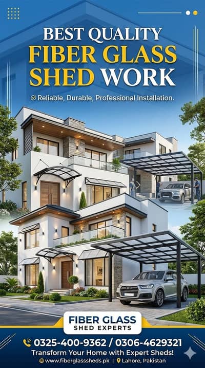 Fiber sheet / Fiber shed / Car parking sheds / fiber windows