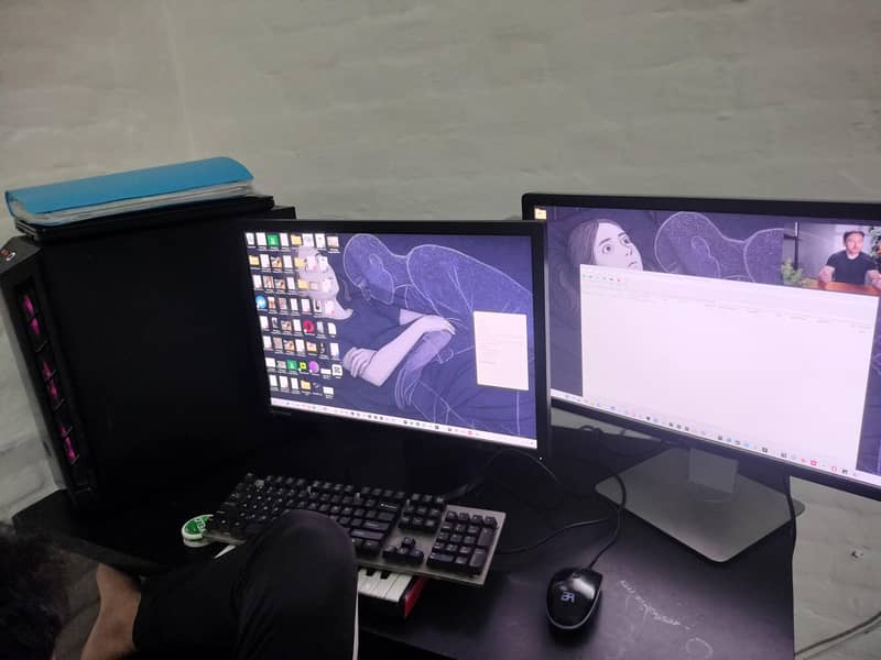 gaming/ 3d work studio PC  full setup 9