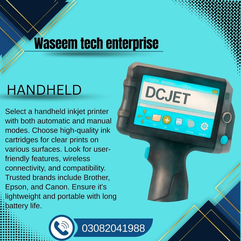 Thermal Printer/Mini digital printer/Inkjet Printer/Barcode scannar 4