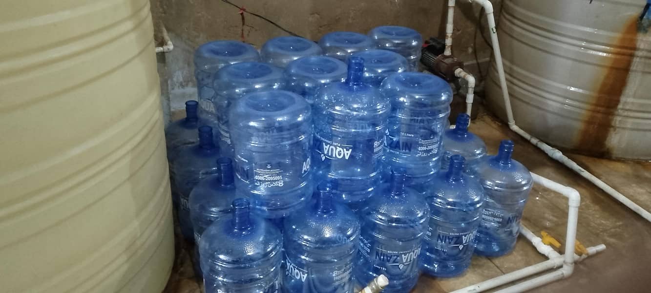 واٹر سپلائی بزنس برائے فروخت – مکمل تیار سیٹ اپ (30 بوتلیں) 2