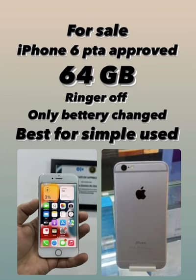 iphone 6 pta approved 64 gb