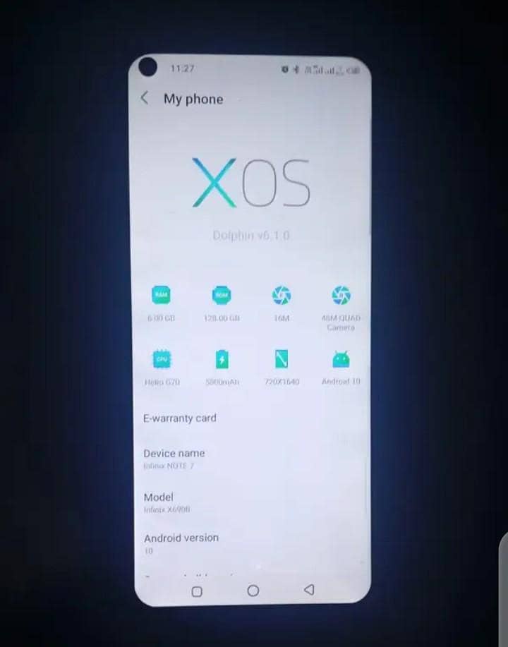 infinx not 7 1