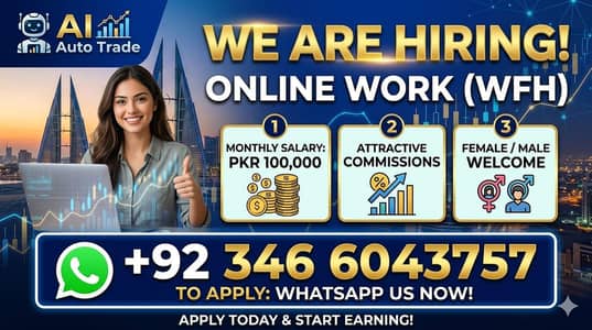 Online Work from Home - Monthly Salary 1 Lakh - Male/Female