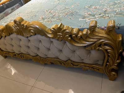 Bed with Dressing and side tables