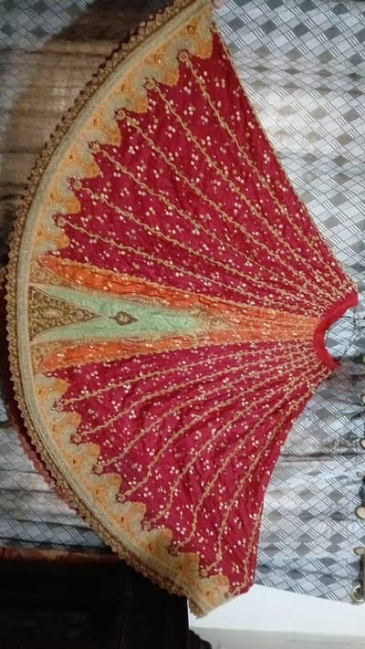 embroidered langha
