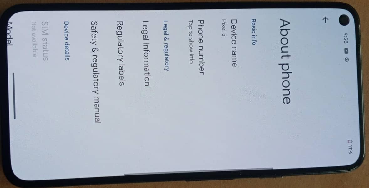 Google Pixel 5 1