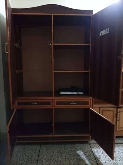 wooden cupboard