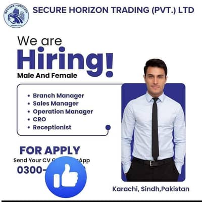 We Are Hiring Female Staff for our company