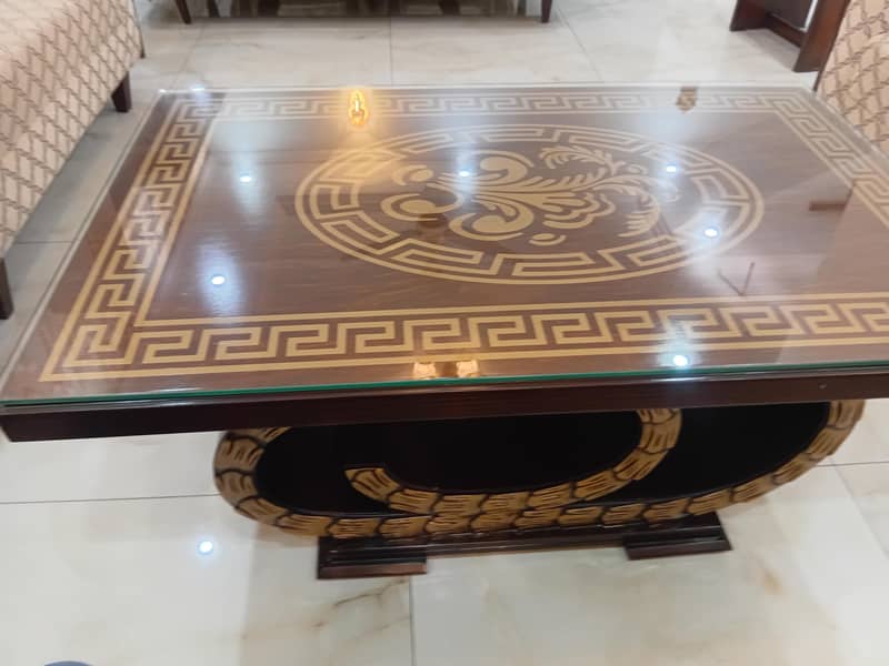 Dining center table versace 1