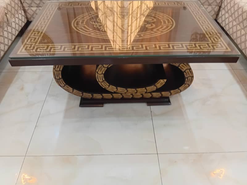 Dining center table versace 3