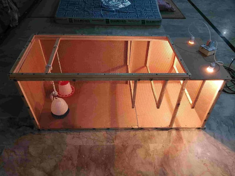 Brooder for chicks. Complete chick brooder. 7