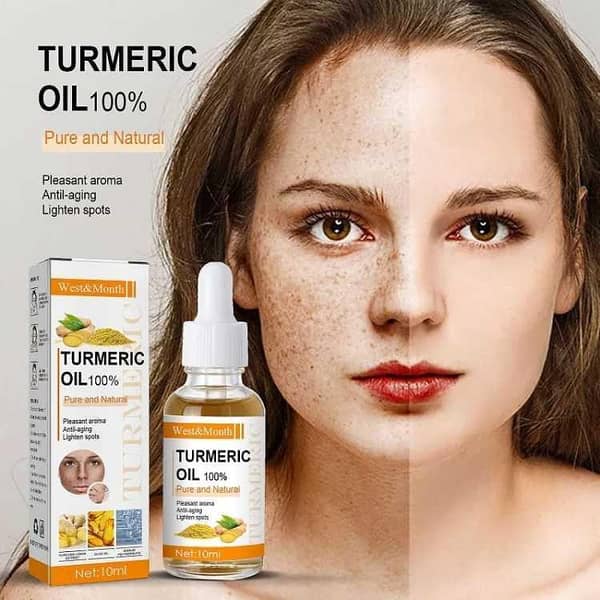 10ml Turmeric Oil Facial Repair Serum – Anti-Wrinkle, Anti-Aging, and Spot Lightening