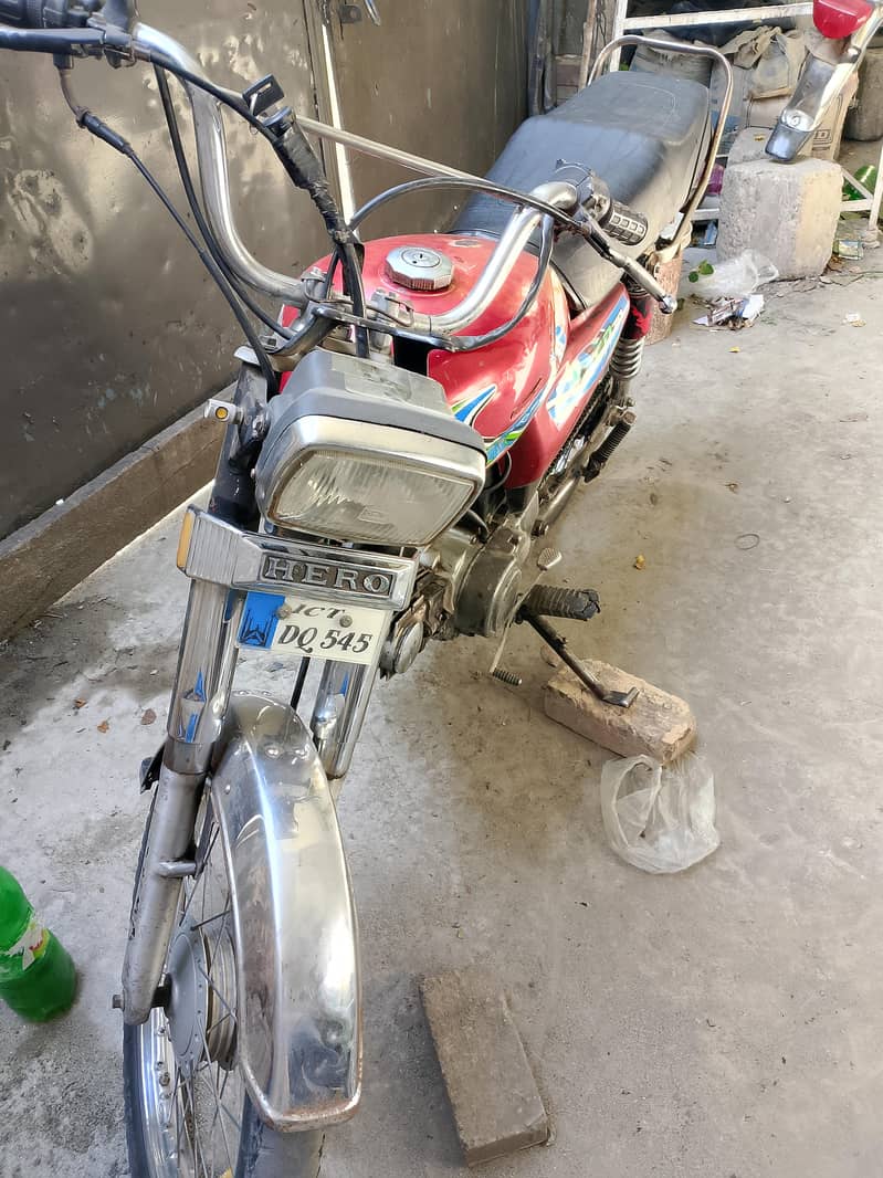 Hero rf 70 model 2013 isb reg no bio only copy dhok kala khan rwp ...