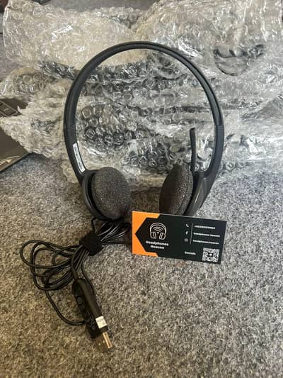 Logitech h340 , h650e , Plantronics headphones for calling and meeting