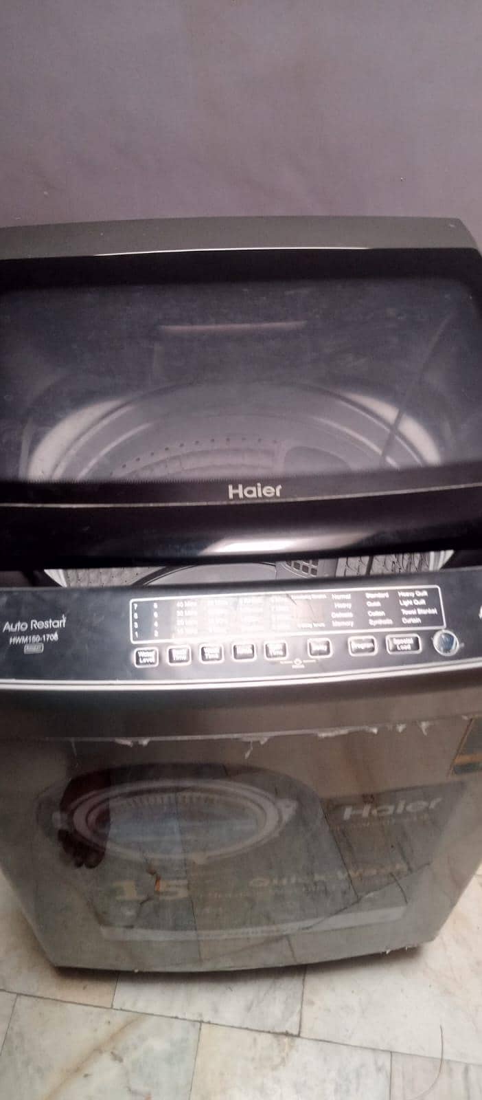 Haier fully automatic  machine 8