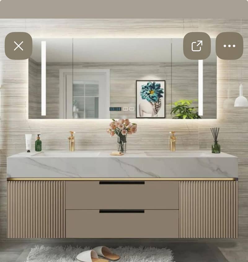 classy baths Tile vanity 13