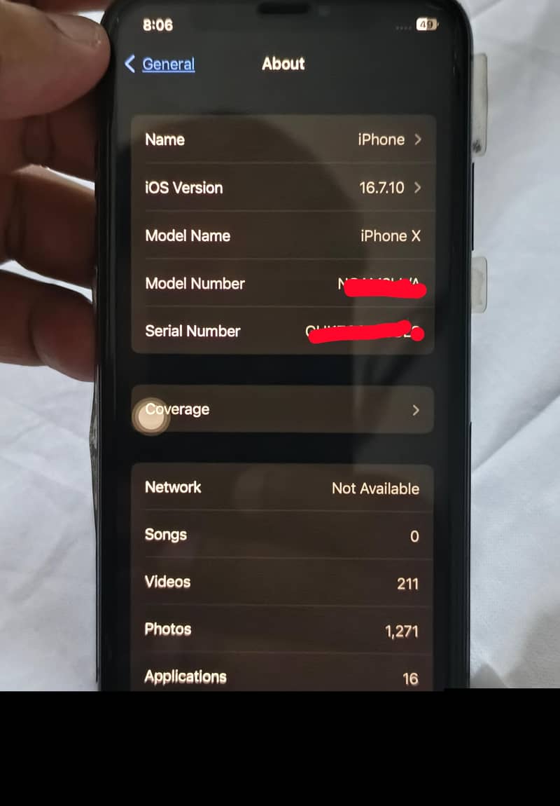 iPhone X 8
