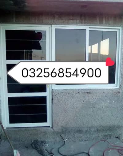 Aluminium Glass Sliding Windows Door & Repairing Services(Damaged)