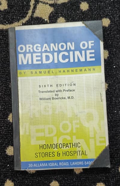 Organon of Medicines