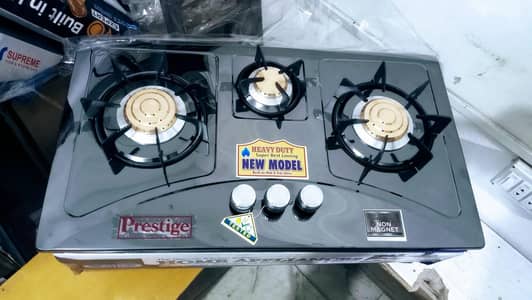 Prestige 3 burner manual stove