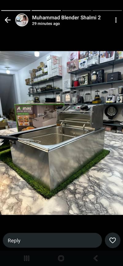 Imported Commercial Electric Deep Fryer For French Fries Zinger Oven