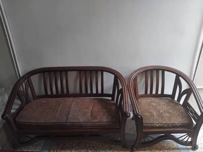 4 Seater Sofa Set Pure Wood Structure