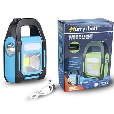 Rechargable Led Emergency Hurry Bolt Work Light - Three Light Source