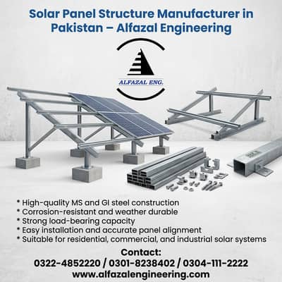 Solar Structure/ Solar Panels/ L2, L3 Elevated solar structure