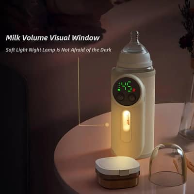 Rechargeble portable milk warmer for baby,travel bottle feeder warmer