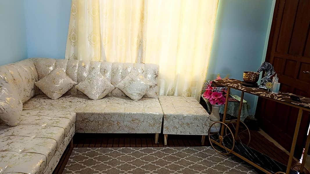 L, shape sofa set  new 4