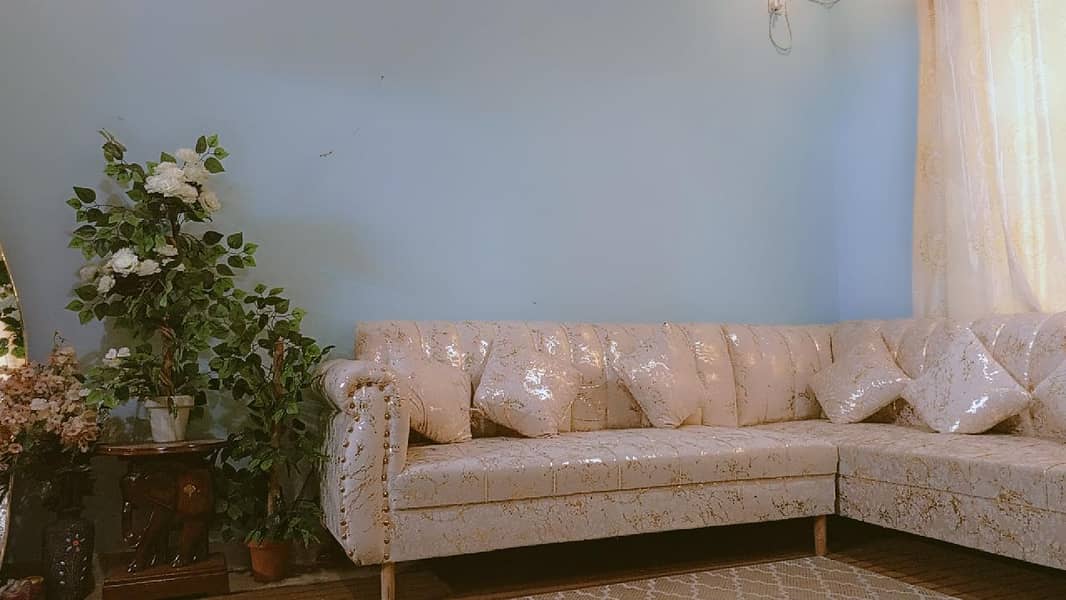 L, shape sofa set  new 6