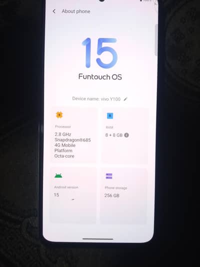 VIVO Y100 10/10 Condition 40000