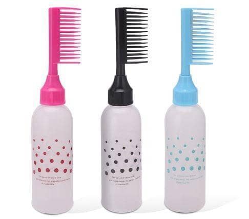 170ml Hair Dye Applicator Plastic Shampoo Bottle Hair Dye Tool Hairdressing Supplies