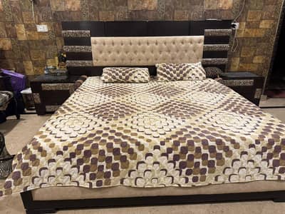 King size Bed with dressing & sides for sale