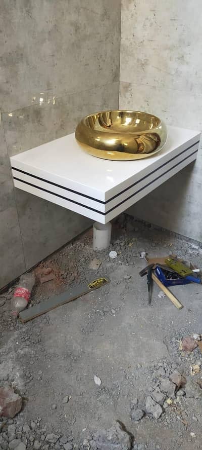 Corian wanity kitchen design