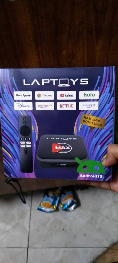 laptoys max media player 8GB-128GB | Android 16 | 16K Resolution | An