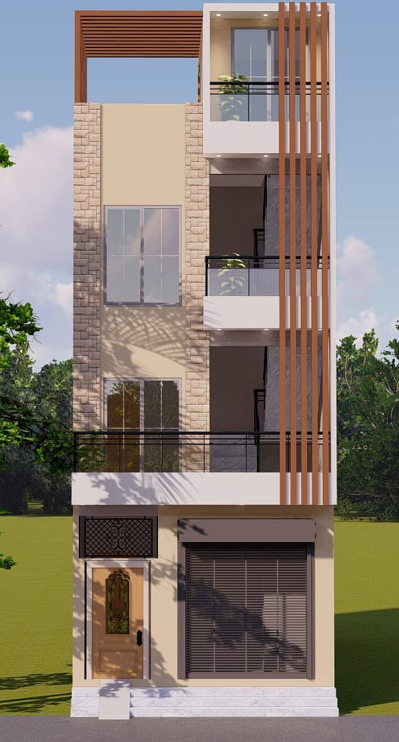 Architect Services/Interior/3D Views/House map/autocad/نقشہ نویس 4