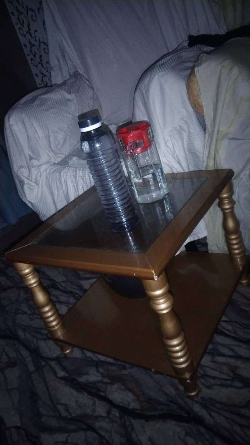 2sofa chair's + table 3