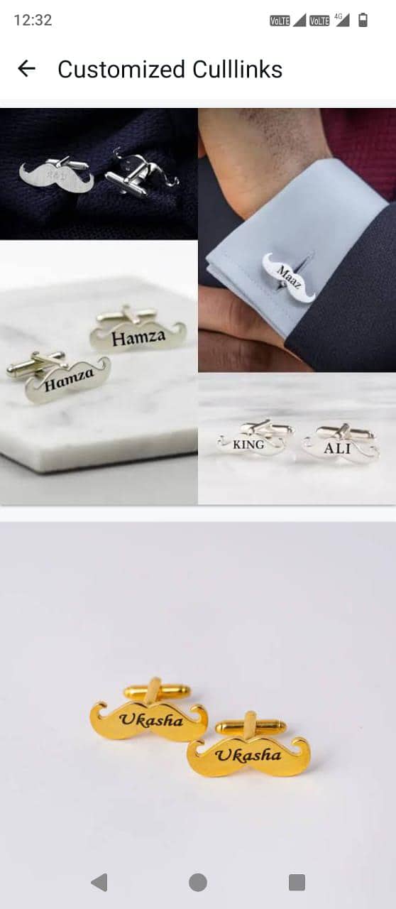 Customized cufflinks 0