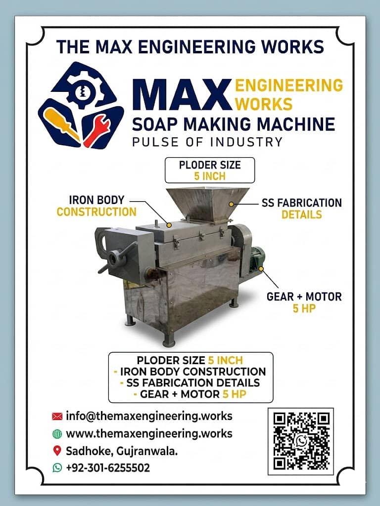 Soap machine Making machine -Ploder size 5 inch SOAP Making Machine 0