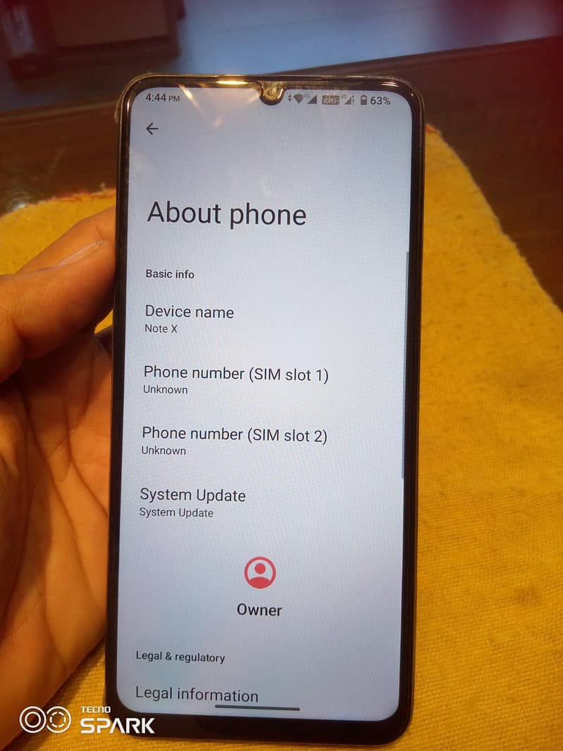 sparkx note x 6
